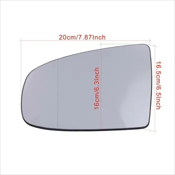 

Aspherical Rearview Mirror Exterior Accessories Car White Left Wide-angle