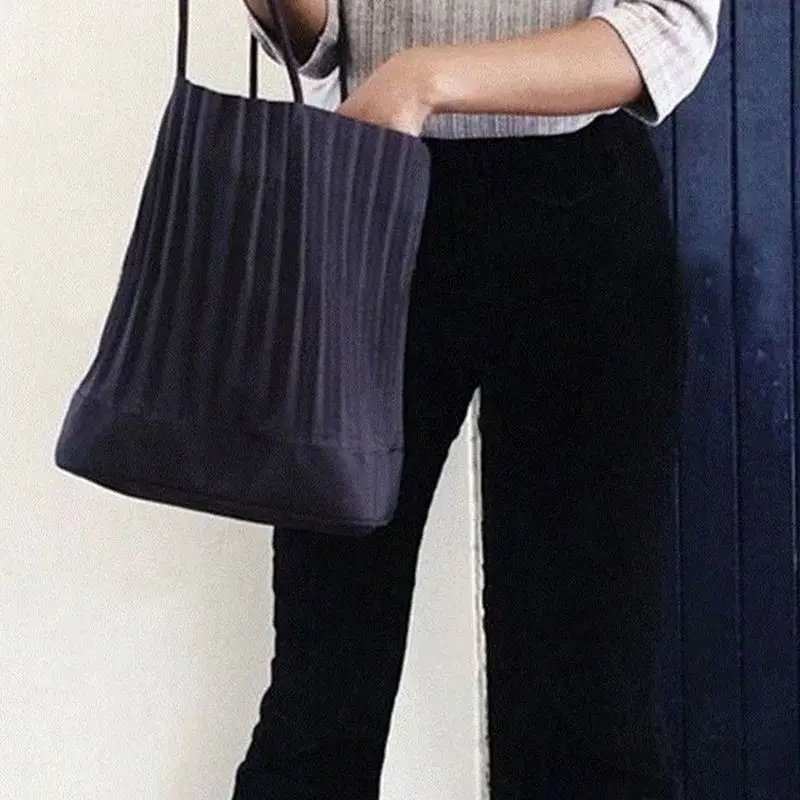 

Pleated Bag Canvas Bag Handbag