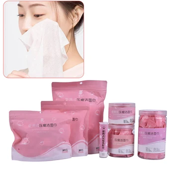 

Disposable Pure Cotton Compressed Portable Travel Face Towel Water Wet Wipe Washcloth Napkin Outdoor Moistened Tissues