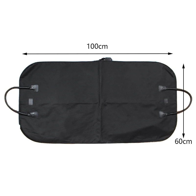 Black Dustproof Hanger Cover Storage Bags Coat Clothes Garment Suit Dust Cover Dust Bags Protector Organization