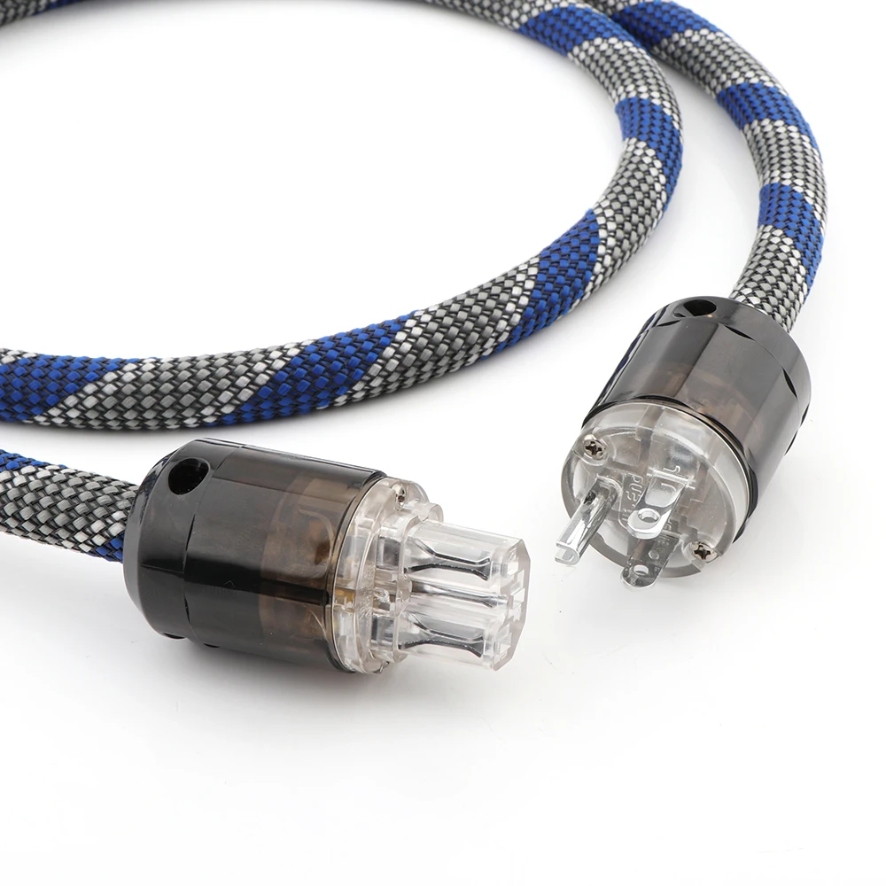 HI End US AC Power Cable 3pins US Plug Power Cord Audiophile Power Cable CD Tube amplifer headphone