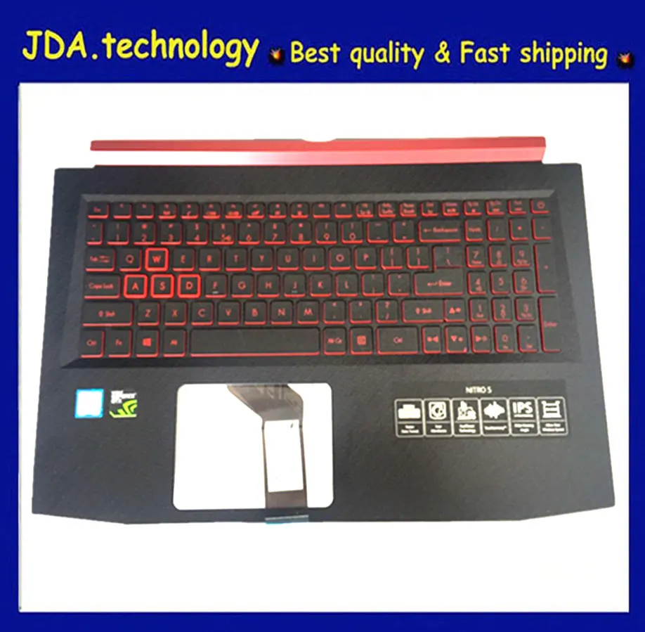 MEIRROW 96% Новинка/орг для Acer нитро5 AN515-51 53 N17C1 Упор рук Клавиатура США верхняя крышка