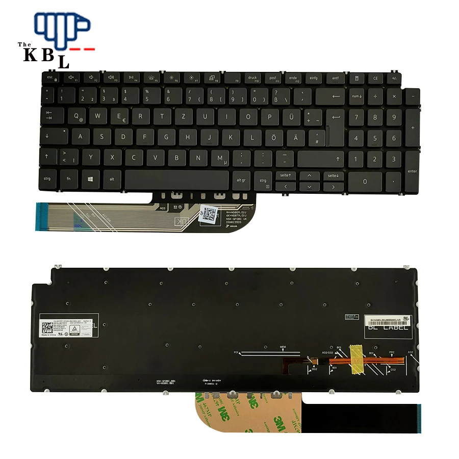 New Germany Language For Dell Inspiron7590 7591 5580 5584 5593 5598