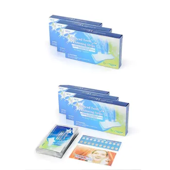 

Soluble Beautiful teeth paste Double Elastic Gel Strips Remove yellow teeth Whitening Remove smoke stains Tea stains