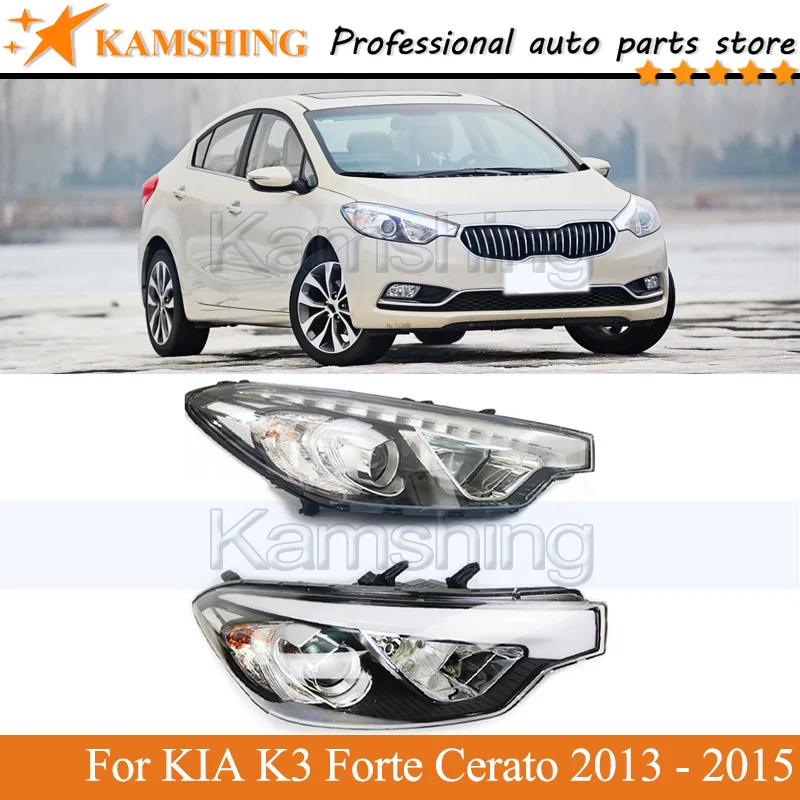 Фара переднего бамперсветильник Kamshing светодиодный светодиодная для KIA K3 Forte Cerato