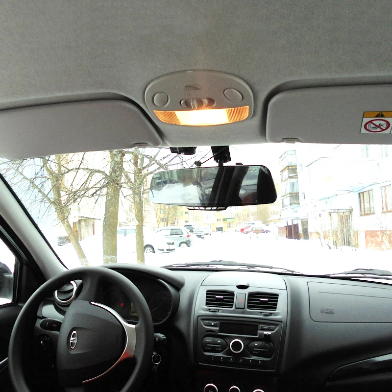 E ACE Автомобильный видеорегистратор зеркало видео рекордер 4 3 дюймов Dashcam 1080P +