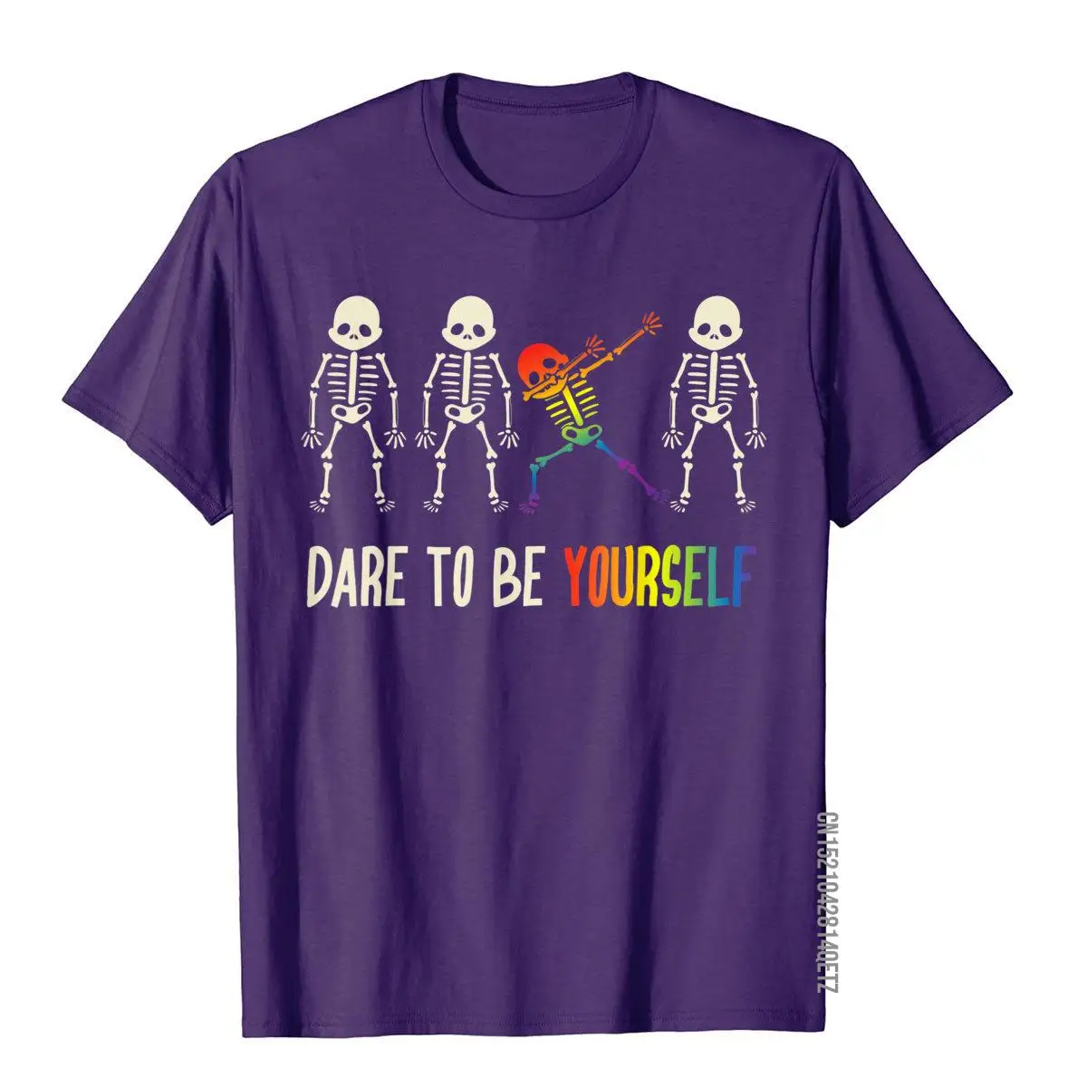 Dare To Be Yourself Shirt Cute LGBT Pride T-shirt Gift__B13626purple