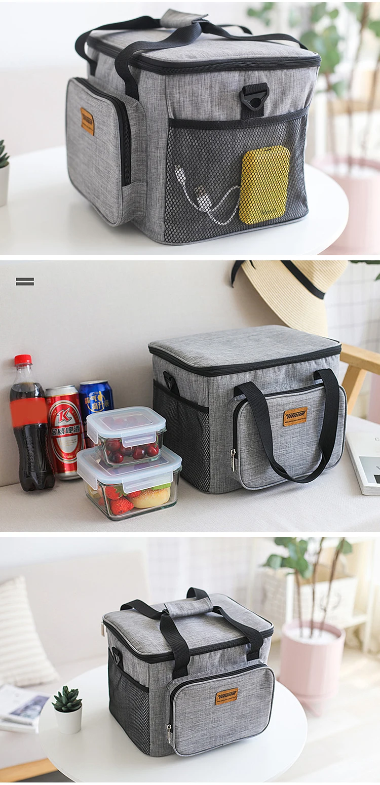 Mihawk дорожные термо-сумки-холодильники для обедов, пикника, еды, напитков, напитков, свежего хранения, органайзер, изолированная коробка