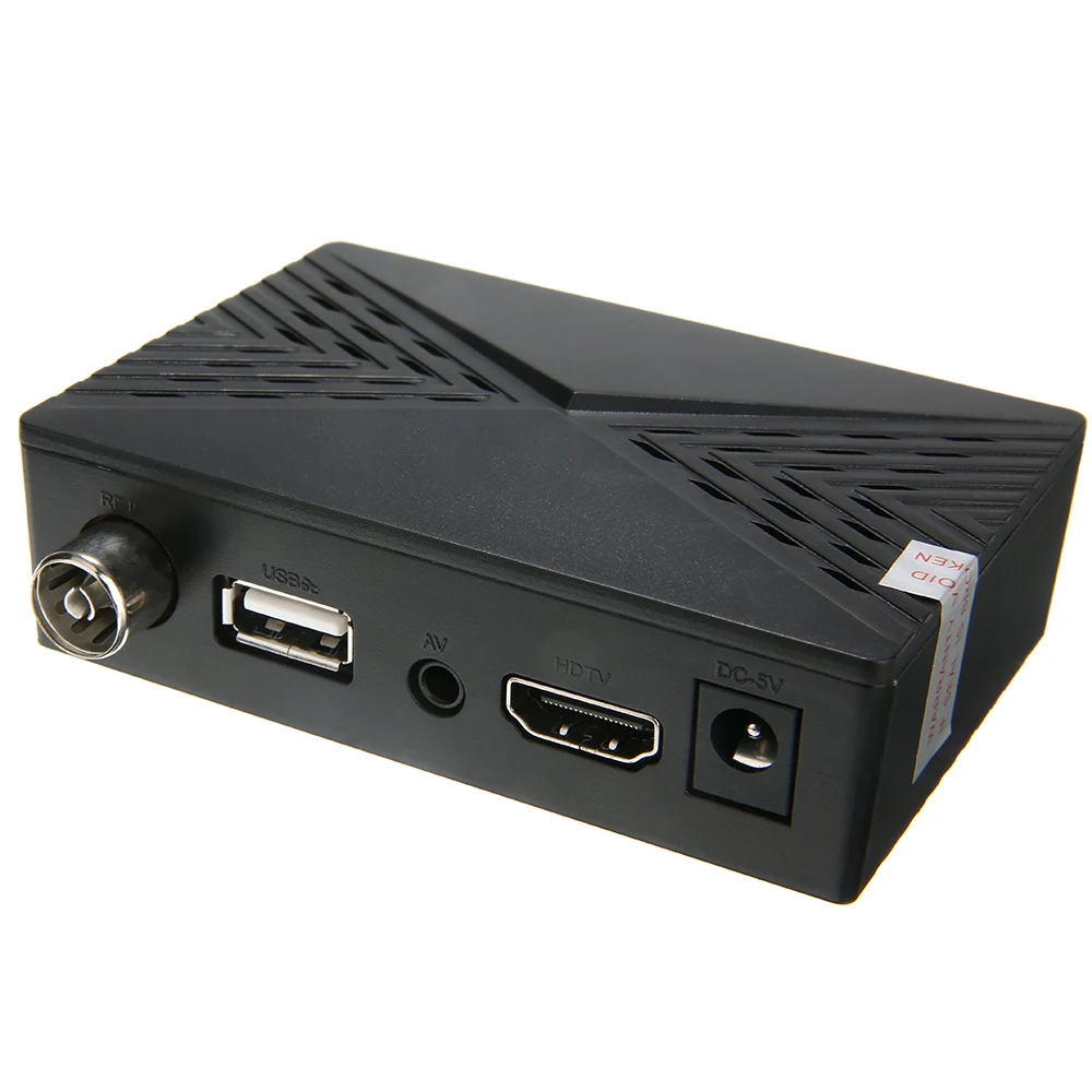 1 комплект 1080P DVB-T2 DVB-C Smart tv Top Box цифровой HD tv наземный приемник сигнала W/EU адаптер питания Черный ABS