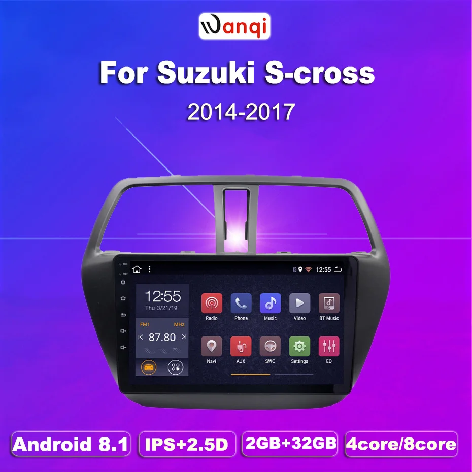 2G ram 32G rom Android 8 1 Автомобильный мультимедийный плеер для Suzuki S CROSS 2014 2017