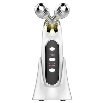 

Microcurrent Facial Massager Roller Beauty Instrument Anti Aging Wrinkles Tool