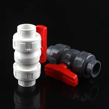 

32mm PVC Ball Valve Shut Off Valve Water Valve Tool Shut Off Valve Caps Gate Valve Garden Water Connectors For Garden Irrigation