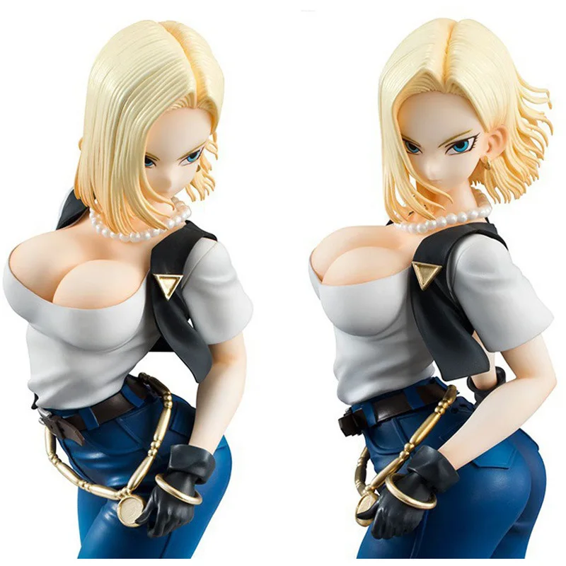 

Dragon Ball Z Sexy Android 18# lazuli Action Figure PVC Toys DragonBall Collection Doll Christmas Gift 20CM