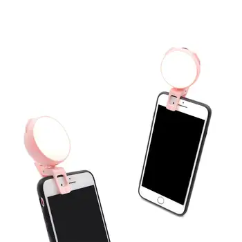 

Portable Selfie Flash Led Clip-on Mobile Phone Selfie Light Night Enhancing Fill Light Female Anchor Beauty Self-timer Lamp