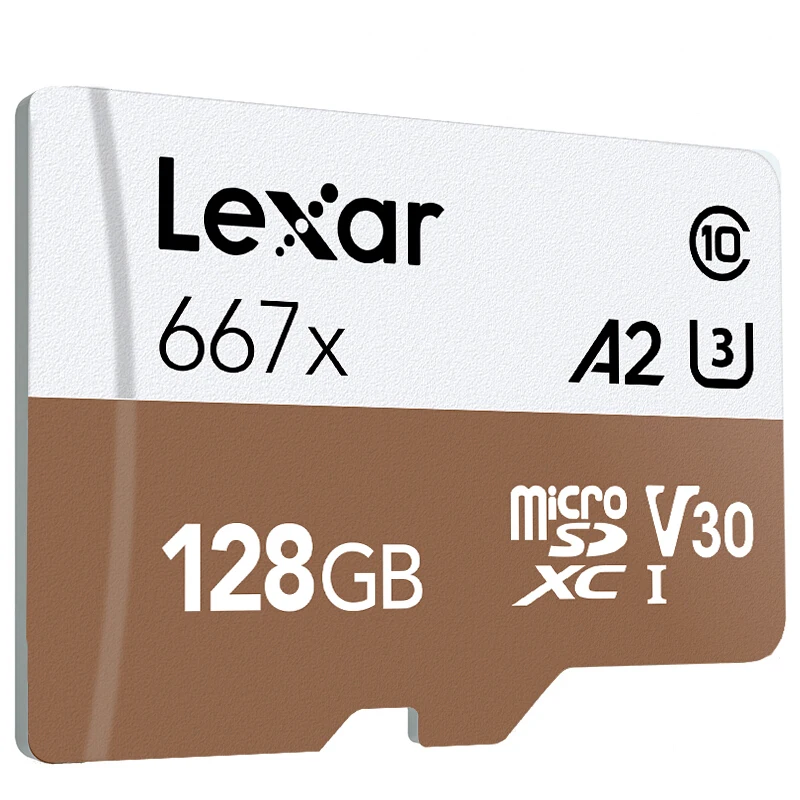 Профессиональная карта памяти Lexar 667x SDXC UHS I Micro SD с адаптером A2 U3 V30 C10 64 Гб 128 ГБ 256 TF