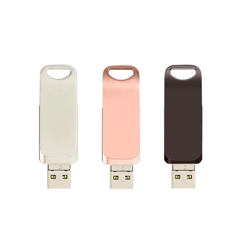 USB флеш накопитель 3 в 1 16 ГБ 32 64 128 256 для iPhone/ПК/Android серия с usb портом 0 флешка