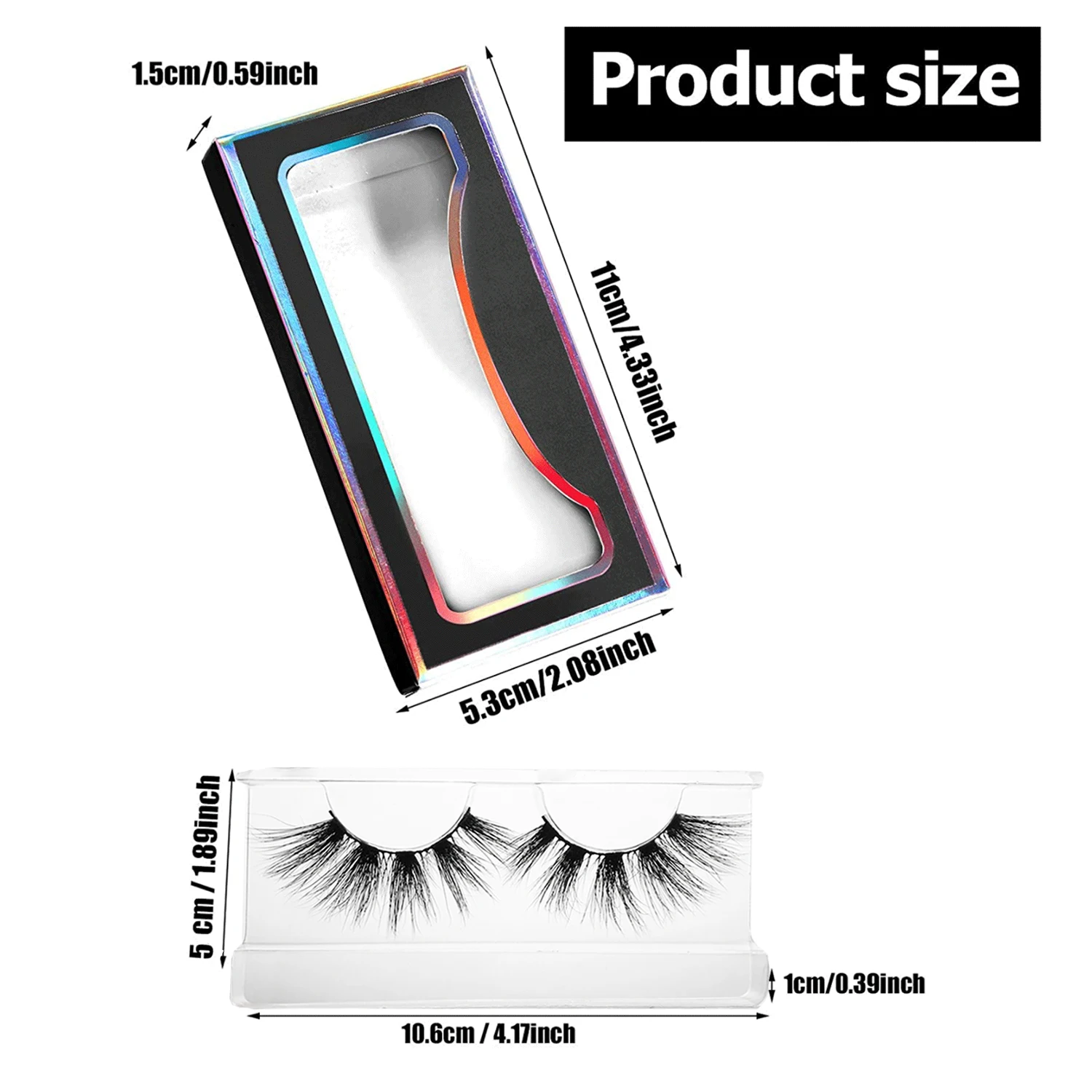 Lash Boxes Packaging 25mm Eyelash Packaging Without Tray Custom Own Logo Mink Lashes Pack Wholesale Eyelash Packaging Boxes Case 4