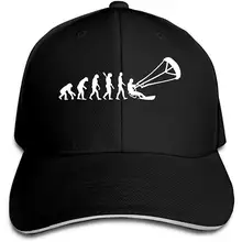 Классическая унисекс на заказ Эволюция кайт серфинг гольф шляпа Регулируемая простая бейсбольная кепка
