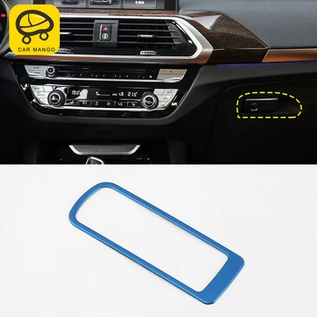 

CARMANGO For 2018 BMW X3 G01 X4 G02 Stainless Steel storage box handle frame trim cover sticker