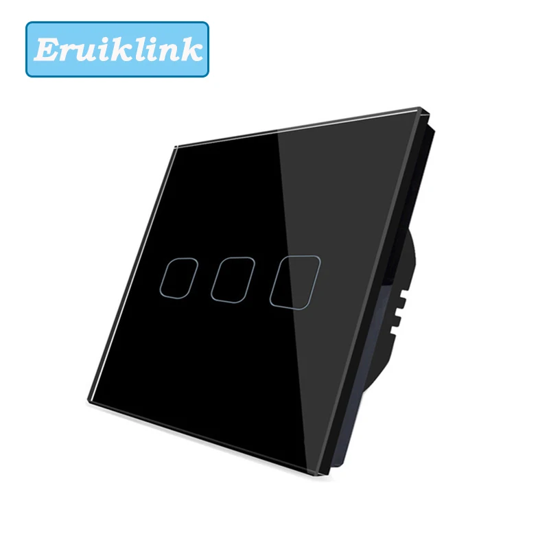 Настенный выключатель Eruiklink стандарта ЕС/Великобритании переключатели света