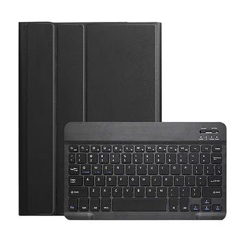 

Wireless Keyboard for Samsung Galaxy Tab S6 Lite PU Case + 7 Color Backlight Keyboard 2 in 1 ic Leather Case
