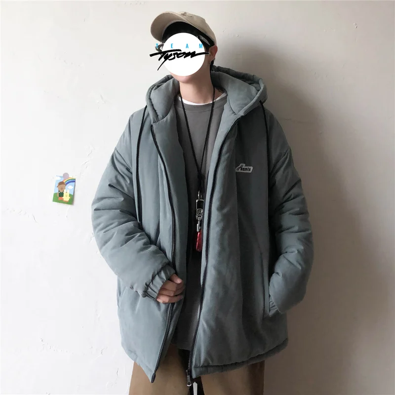 Liketkit зимние куртки для мужчин и женщин 2019 одноцветные свободные простой дизайн