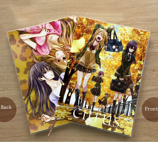 Anime Citrus Aihara Mei Aihara Yuzu Notebook Student Delicate Eye Anime Citrus Aihara Mei Aihara Yuzu Notebook Student Delicate Eye