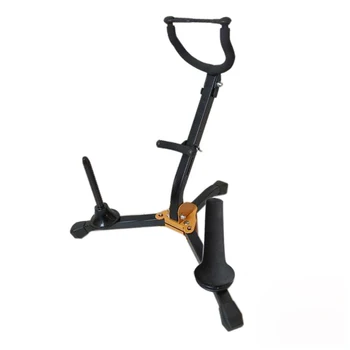 

Lightweight Home Black Portable Accessories Saxophone Stand Tripod Holder Folding Stable Adjustable Musical Instrument