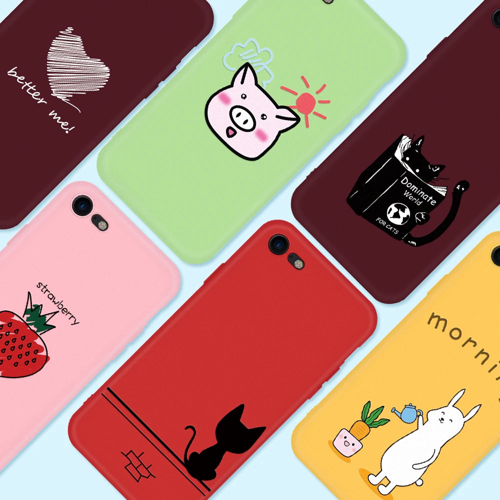 

Soft TPU Pattern Phone Case For iphone 7 8 Plus 6 6S Plus Back Cover Phone Case For iphone XS Max X XR Cartoon Phone Capa Coque