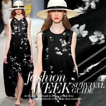 118 см цифровой струйный шелк стрейч метр атласной ткани 19 мм Мягкая атласная шелковая ткань для платья спандекс ткань оптом шелковая ткань