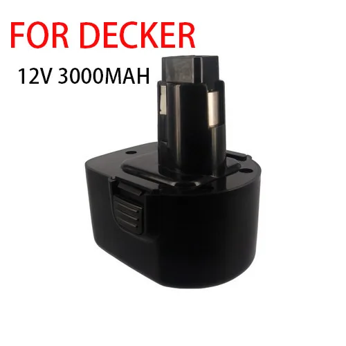 12V 3000mAh для BLACK&ampDECKER PS130 PS130A питающий инструментный аккумулятор A9252 A-9252 A9275 A-9275 A9266