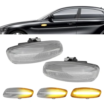 

LEEPEE LED Car Dynamic Side Marker Blinker Light For Peugeot 308 207 3008 5008 A Pair Signal Lamp Turn Signal Light