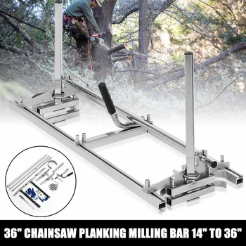 

Portable Chainsaw Mill Planking Milling Chain Saw Mill Planking Timber Milling Bar Size 14'' to 36'' Cutting Tool