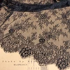 French high-end custom eyelash lace fabric flower lace wedding dress lace fabric width 140cm ► Photo 2/6