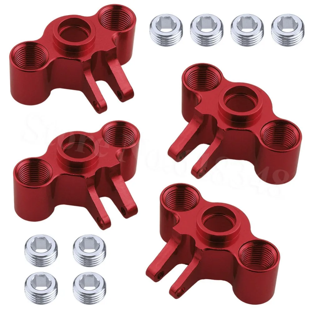 Алюминиевые осевые носители 4 шт. левое и правое суставы руля для Traxxas 1/16 Slash 4WD E Revo