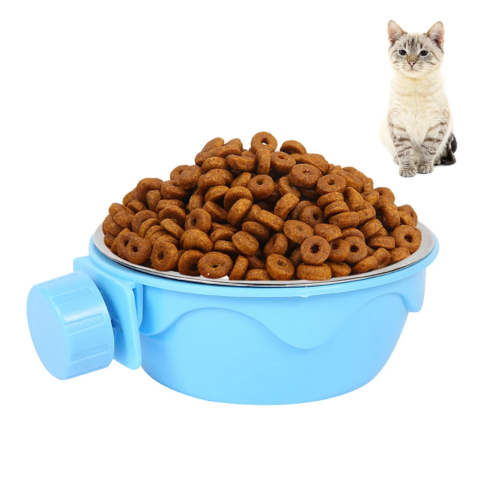 Pet Tableware Bowl Stainless Steel Hang-on Bowl Dog Pet Feeder For Pet Dog Cat Crate Cage Food Water Bowl Food Container Dish Pet Tableware Bowl Stainless Steel Hang-on Bowl Dog Pet Feeder For Pet Dog Cat Crate Cage Food Water Bowl Food Container Dish