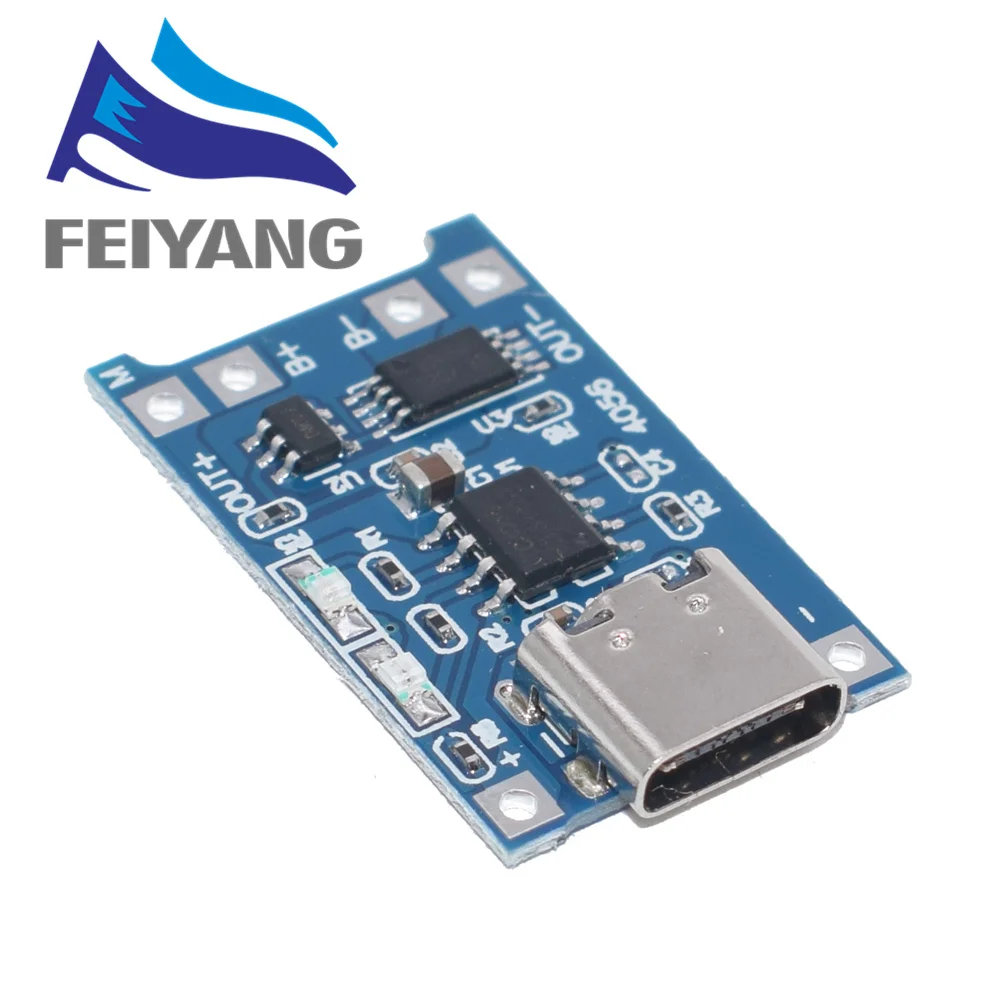 100 шт. Micro USB 5V 1A 18650 TP4056 модуль зарядного устройства литиевой батареи зарядная плата с защитой двойные функции 1A li-ion