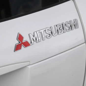 

3D Car Styling Sticker Metal Emblem Rear Tailgate Badge for Mitsubishi asx lancer pajero 4 outlander 3 xl l200 Auto accessories