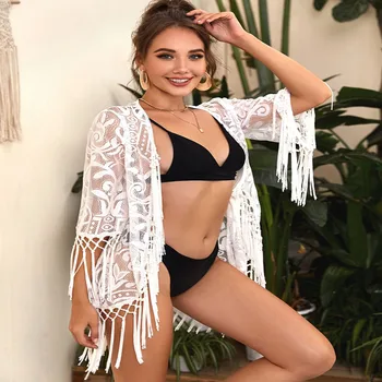 

2020 venus vacation Top selling lace beach Swimsuit Cover up beachwear push up bikini beach