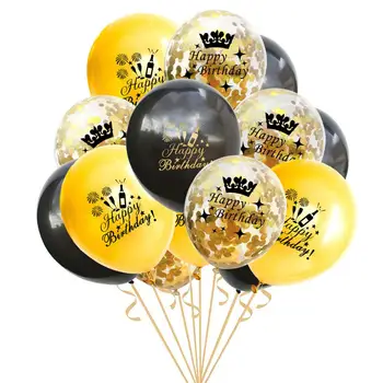 

Confetti Set Party Decorations With Adult Birthday 2 16 18 30 40 50 60 Years Old Balloon Combined