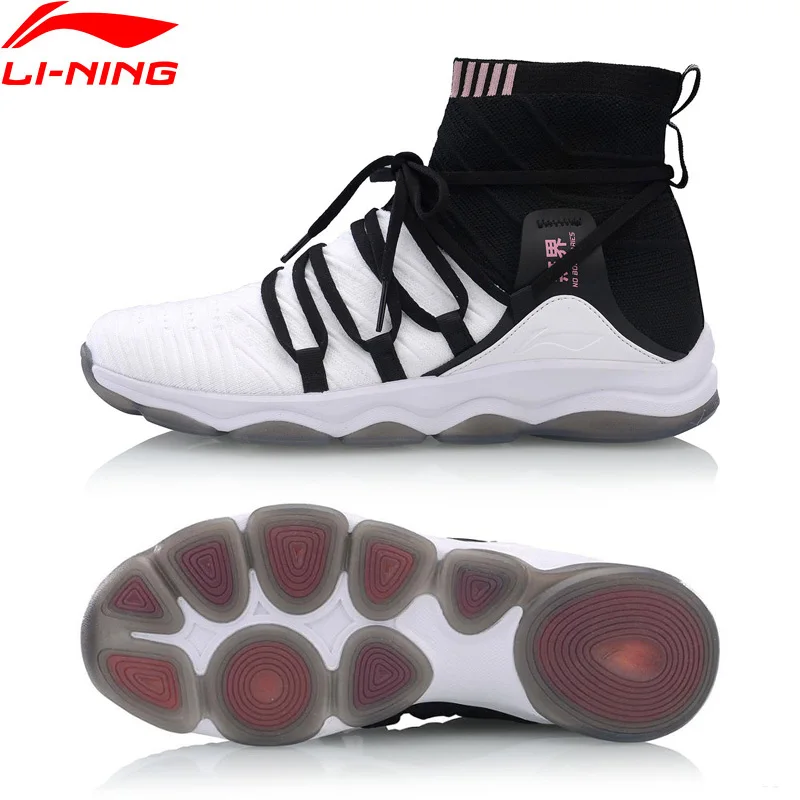 Li-Ning Women NO BOUNDARIES Cushion Training Shoes Mono Yarn Wearable LiNing li ning Fitness Sport Shoes Sneakers AFJP004 YXX054