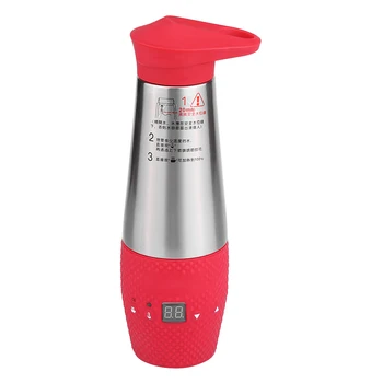 

12V 80W Car Vacuum Insulated Electric Travel Heating Cup Water Boiling Mug Kettle Suitable For 12V Power Source Cars