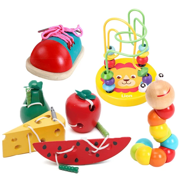 Brinquedo Infantil De Madeira Montessori, Minhoca Comendo Frutas, Maçã,  Brinquedos Educativos 3d, Quebra-cabeça De Aprendizado Infantil -  Quebra-cab. - AliExpress