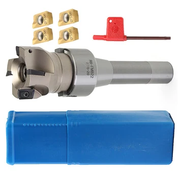 

R8 FMB22 Straight Shank Arbor With 400r 50mm Face End Mill Cutter For Cutting
