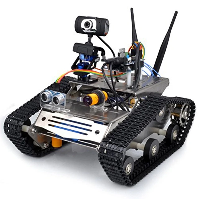 A2-- Wireless Wifi Robot Car Kit for Arduino / Hd Camera Ds Robot Smart Educational Robot Kit for Kids A2-- Wireless Wifi Robot Car Kit for Arduino / Hd Camera Ds Robot Smart Educational Robot Kit for Kids