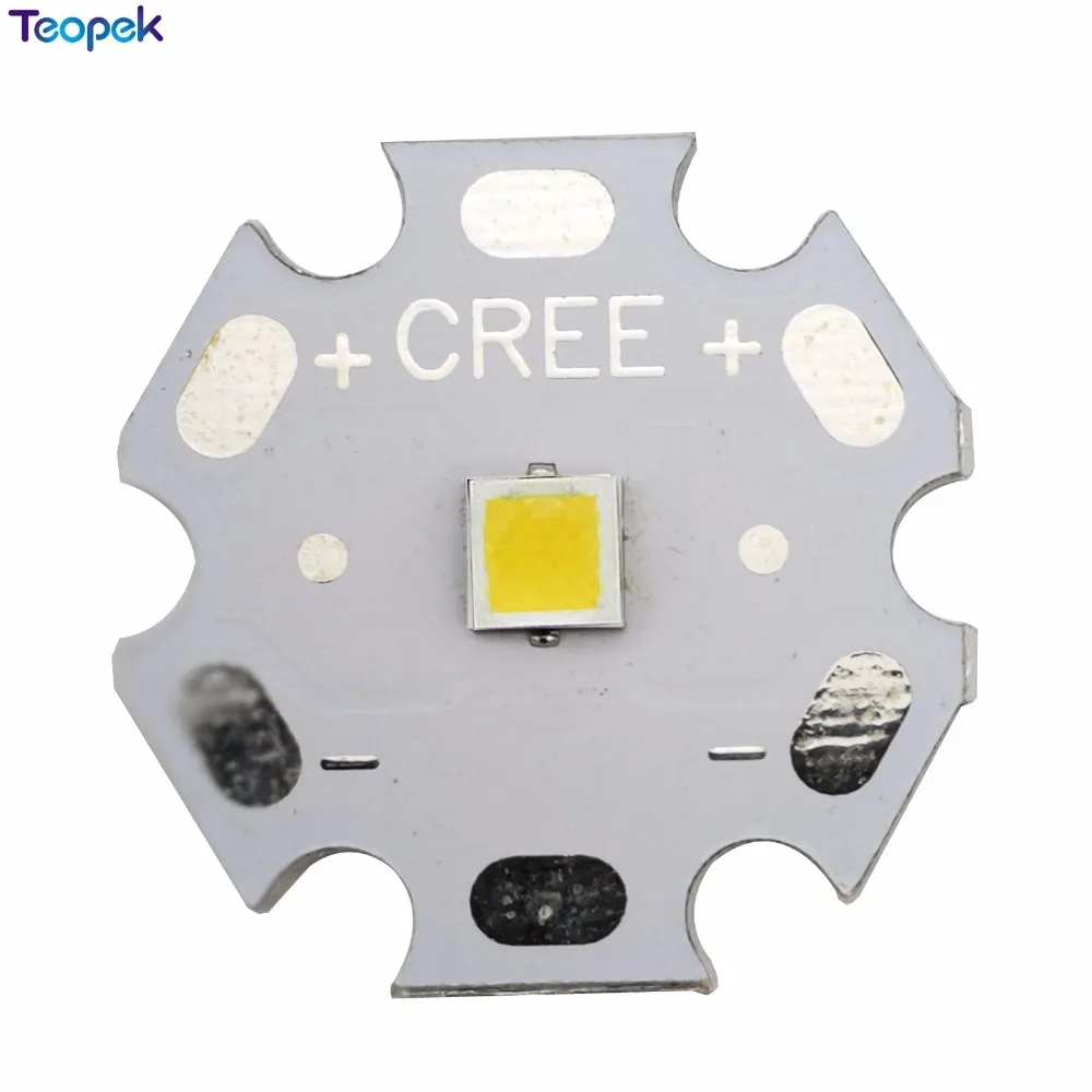 2x 10W Cree XP-L Led Emitter Light White 6500K Warm White 3000K Nature White 4500K With 16mm 20mm PCB XPL for DIY