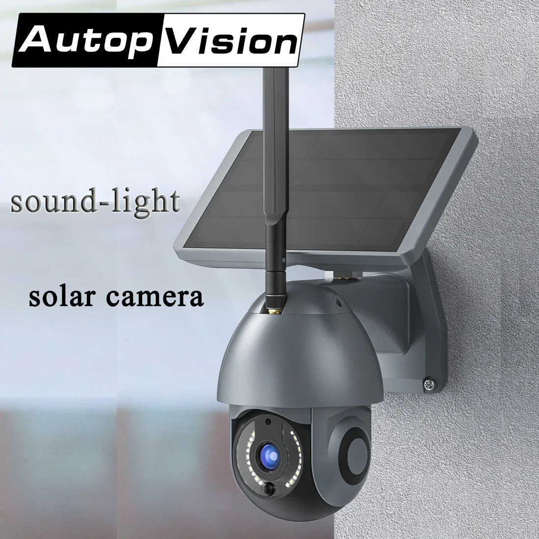 2MP HD Dual Power Solar Powered Camera Y4A Security Solar Panel Monitor Wifi Outdoor Support Max 128G Phone Control Night Vision