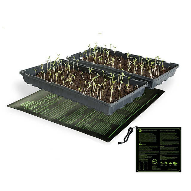 Vízálló Fűtőpad Növényi Fűtő Szőnyeg Csemete Hőszőnyeg Kerti Vetőmag Csírázás Terjedése Klón Indító Pad 50X50 - Image 5