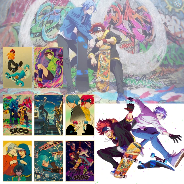 Impressão sk8 infinity canvas personagens anime plástico moderno decoração  para casa pendurar pintura rolagem imagem sala de estar arte da parede -  AliExpress