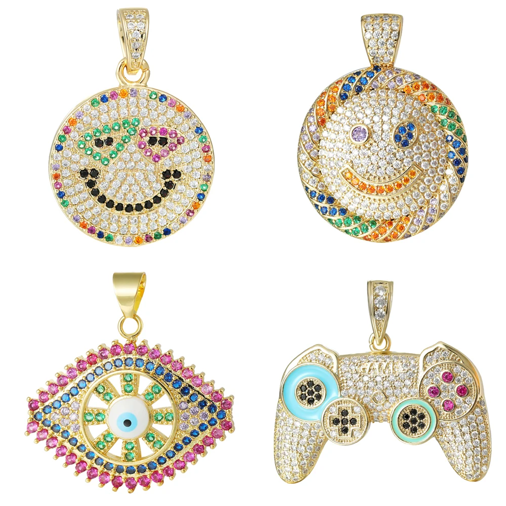 Zircon Jewelry Accessories Supplies Zircon Charms Necklace Zircon